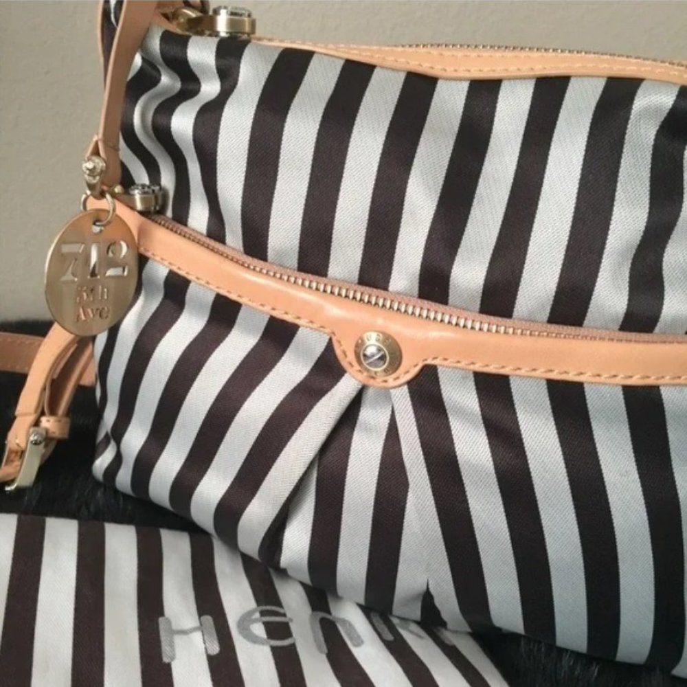 Henri Bendel Crossbody Centennial Stripe